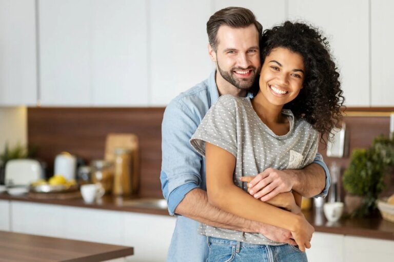 couple in the kitchen